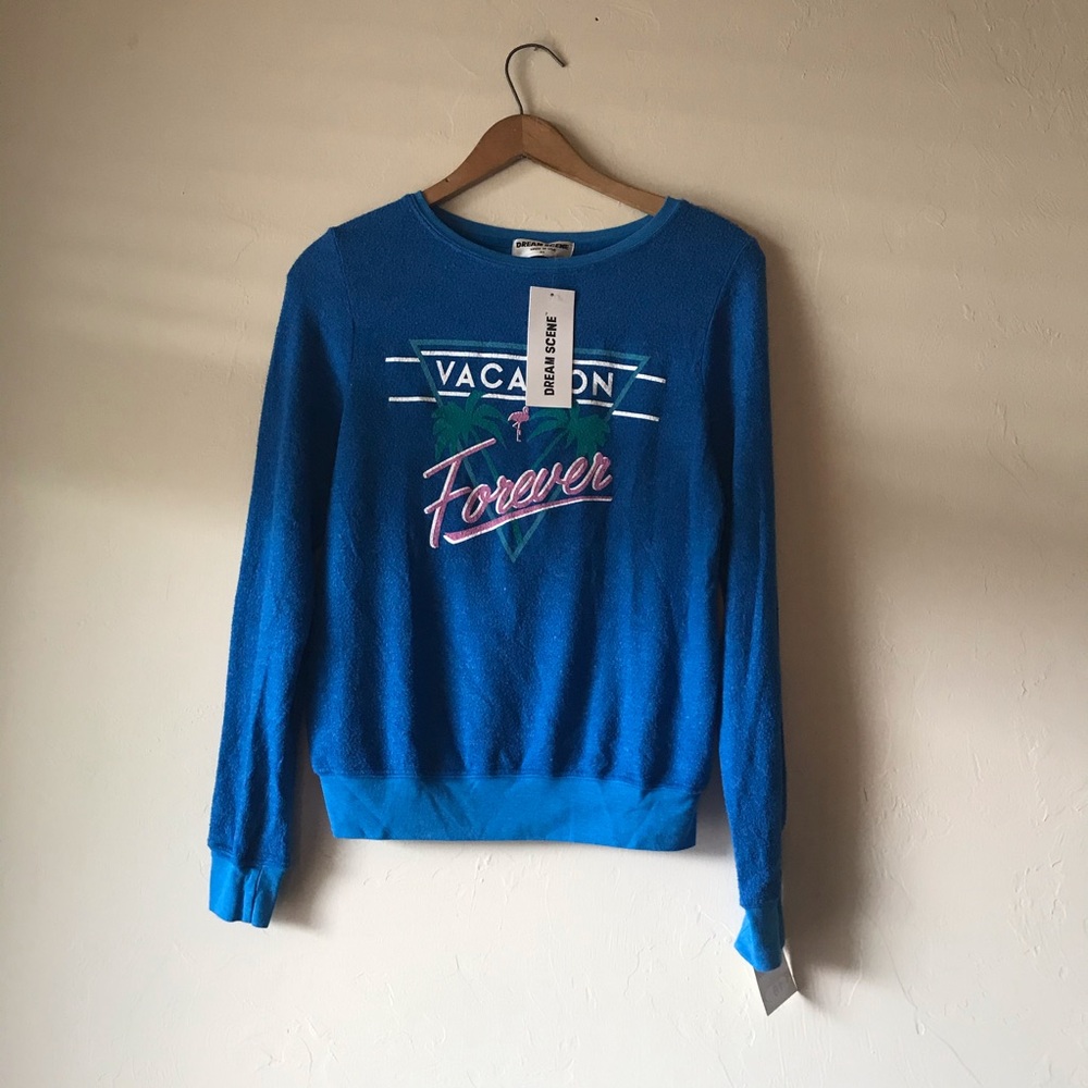 NWT Dream Scene Wild Fox sweatshirt xs USA